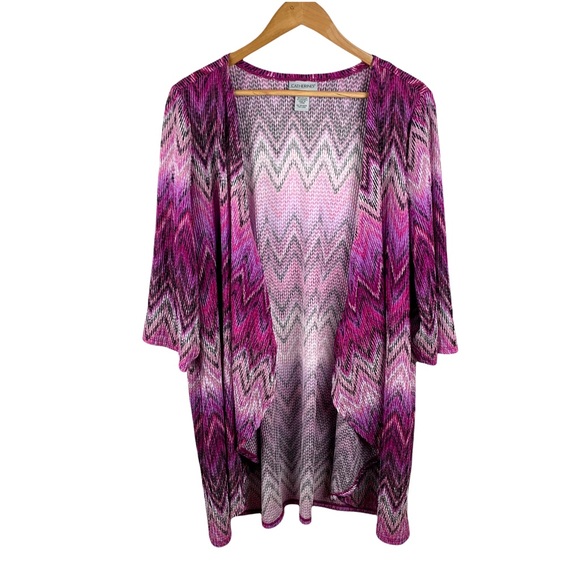 Catherines 2-Piece Set Black Sleeveless Dress & Chevron Jacket Size 2X. NWT - Picture 6 of 14